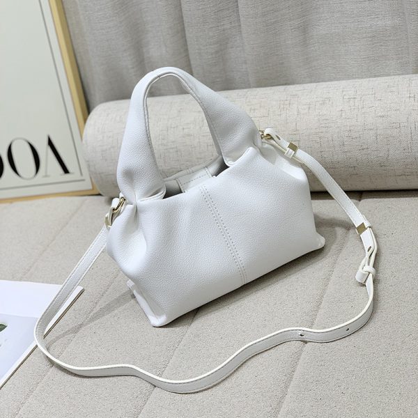 French Niche Boling Cloud Soft Leather Crossbody Handbag Women