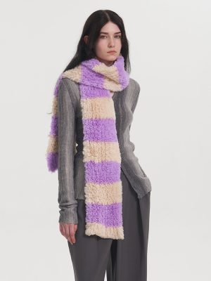 Women’s Soft Faux Fur Plush Scarf