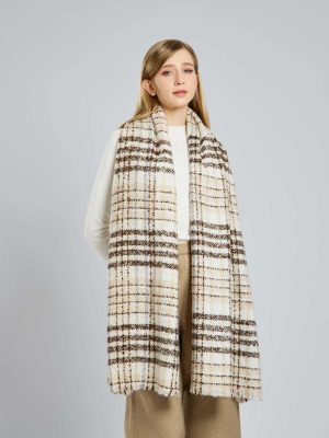 Retro Classic Plaid Artificial Cashmere Scarf