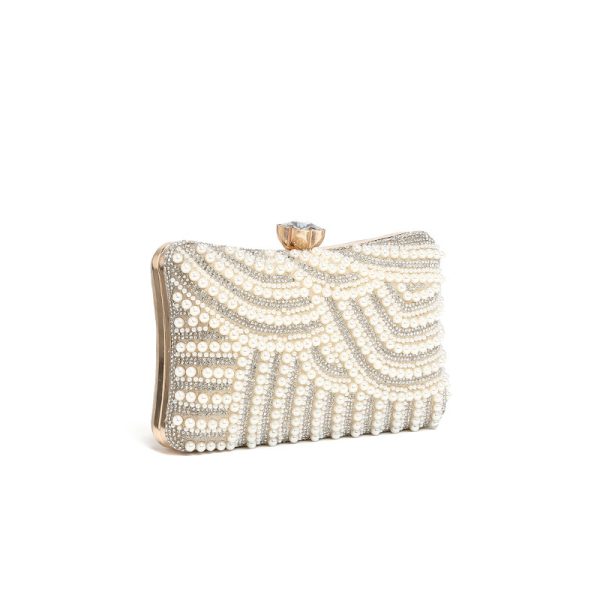 Model Dinner Bag – Women’s High Sense Chinese Pearl Chain Crossbody Bag - Image 3