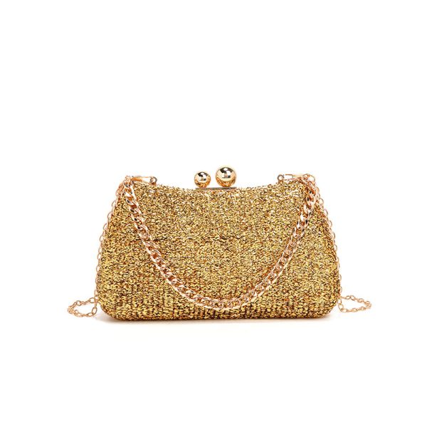 Arrival Evening Bag – Sequined Cocktail Clutch Bag, Glamorous Dress Clutch Handbag - Image 2