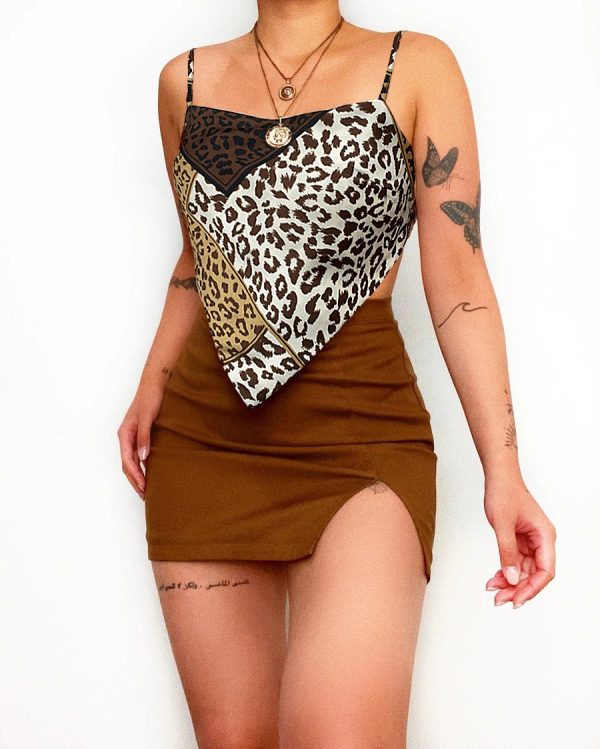 Printed Camisole Summer Sexy Leopard Print & Paisley Tube Top for Women - Image 4