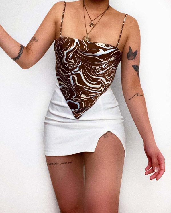 Printed Camisole Summer Sexy Leopard Print & Paisley Tube Top for Women - Image 5