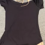 Summer Fake Two Pieces Halter Bandage Vintage T-shirts photo review