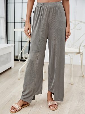 Irregular Asymmetric Wide Leg Pants for Women – Casual Loose Fit