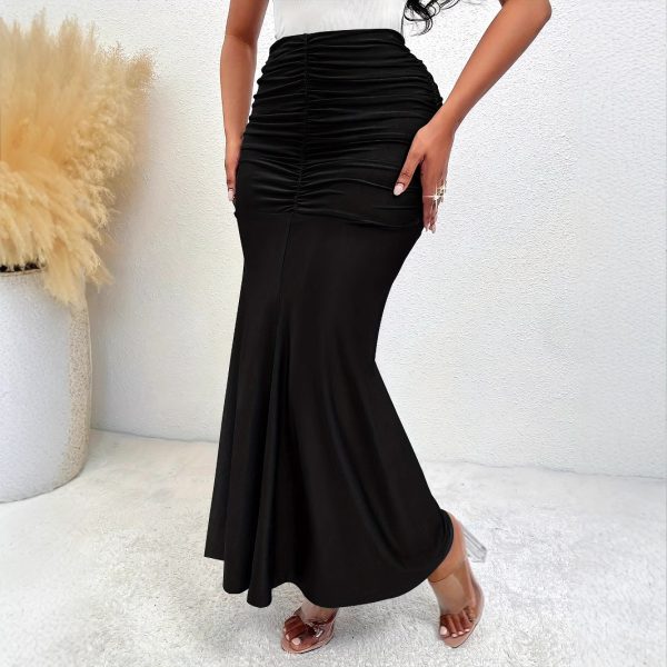 Elegant Women’s Pleated Stretch Skirt - Image 4