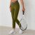 Moss Green and White Trousers