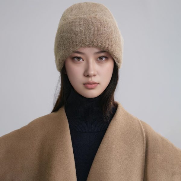 Soft All-Matching Comfortable Wool Knitted Cap for Women - Image 4