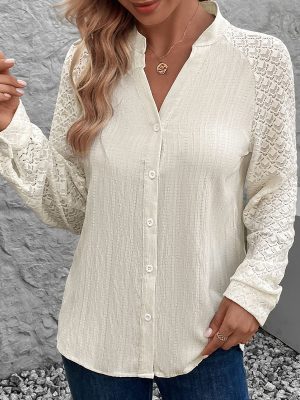 Women’s Single-Breasted Solid Color Cardigan