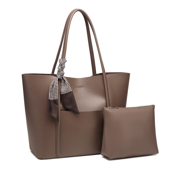 Large Capacity Light Luxury Tote Bag Women Office Shoulder Bag - Image 2