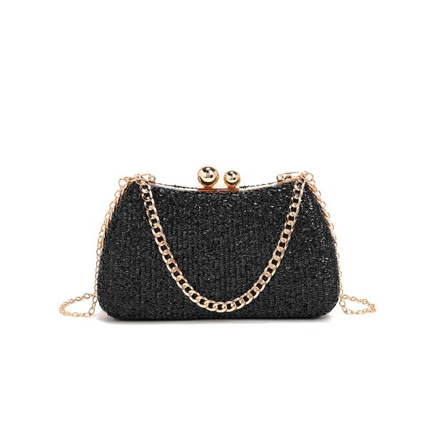 Arrival Evening Bag – Sequined Cocktail Clutch Bag, Glamorous Dress Clutch Handbag