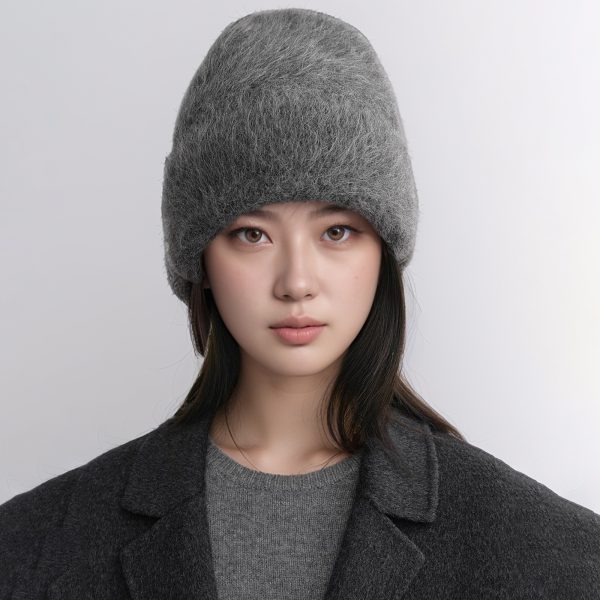 Soft All-Matching Comfortable Wool Knitted Cap for Women - Image 5