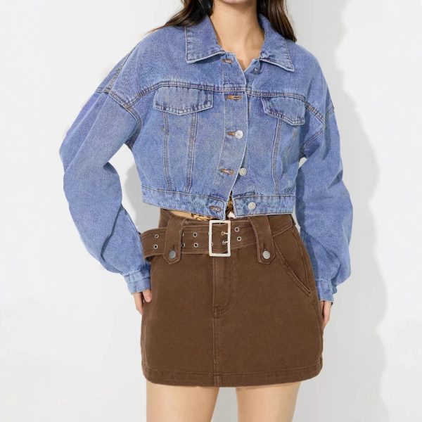 Retro Denim Jacket for Women