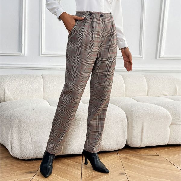 Women’s Houndstooth Office Pants