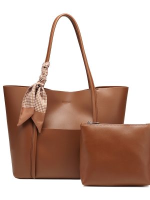 Large Capacity Light Luxury Tote Bag Women Office Shoulder Bag