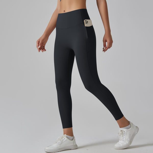 High-Strength Skinny Yoga Pants with High-Waist Belly Control - Image 6