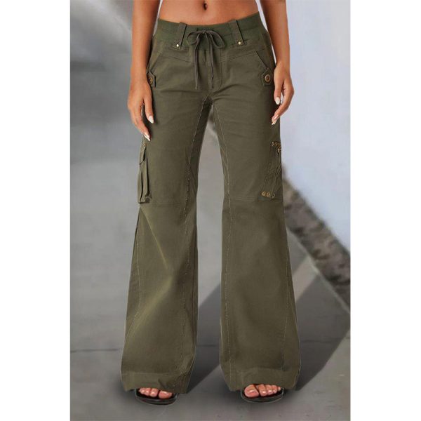 Autumn Winter Women’s Loose Casual Wide-Leg Workwear Pants