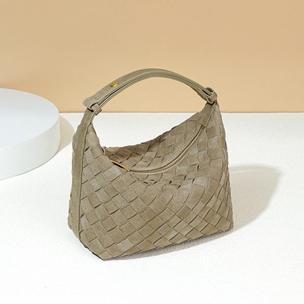 Autumn Winter Women’s Woven Shoulder Bag