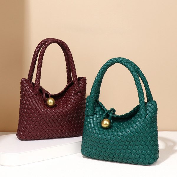 Women’s High-Grade Handmade Woven Crossbody Handbag - Image 3