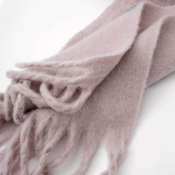 Mohair Solid Color Scarf for Women - Image 3