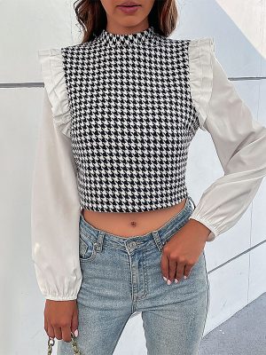 Women’s Houndstooth Short Shirt