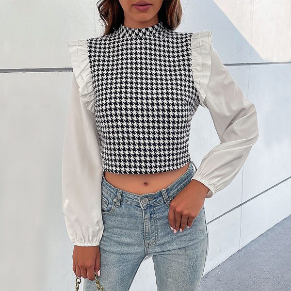 Women’s Houndstooth Short Shirt