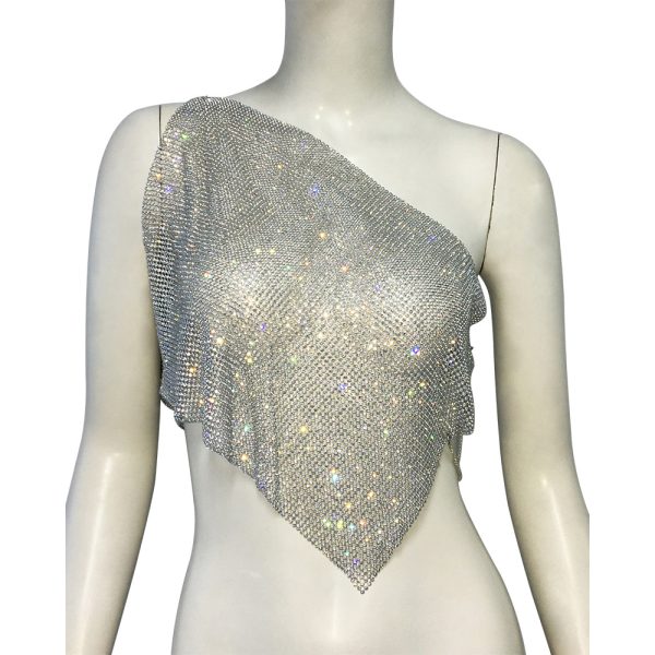 Popular Metal Mesh Diamond Top - Image 2