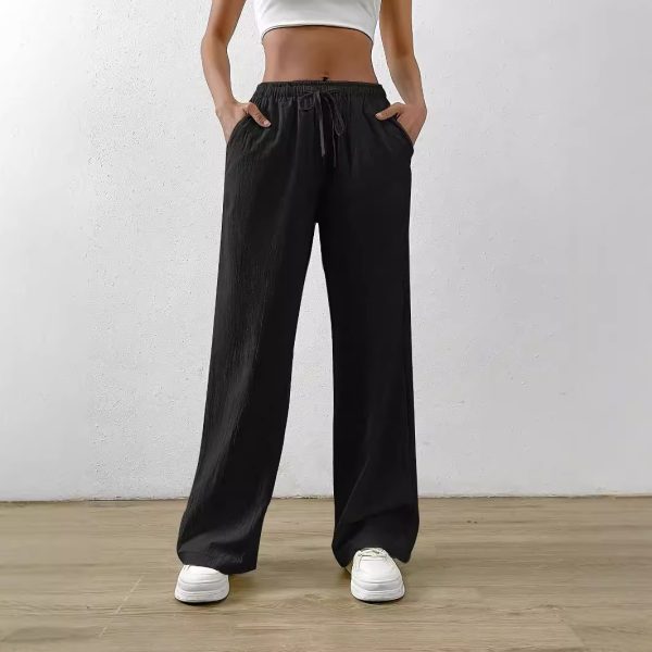 Women’s Spring Summer Loose Fit Wide Leg Pants