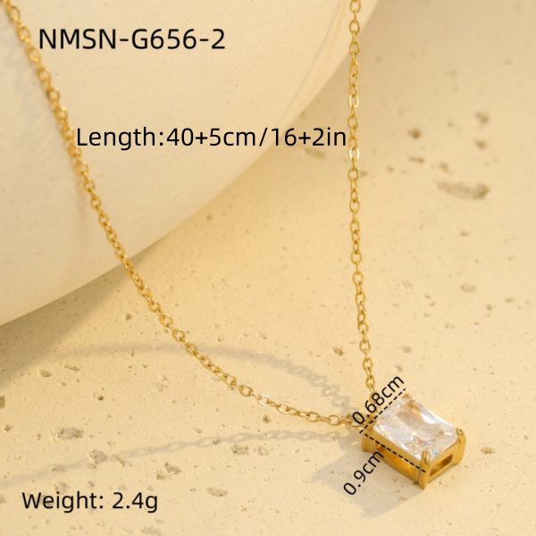 Light Luxury High Grade Stainless Steel Necklace - Image 3