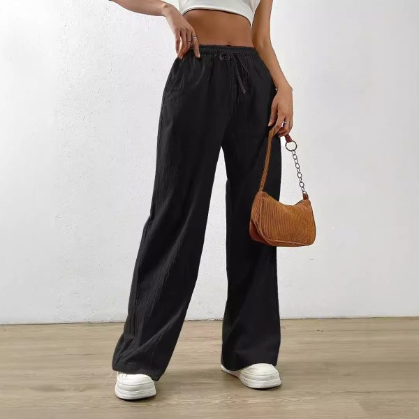 Women’s Spring Summer Loose Fit Wide Leg Pants - Image 4