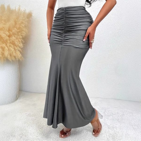 Elegant Women’s Pleated Stretch Skirt - Image 2