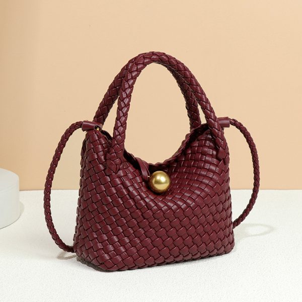 Women’s High-Grade Handmade Woven Crossbody Handbag