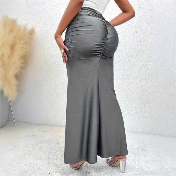 Elegant Women’s Pleated Stretch Skirt - Image 3