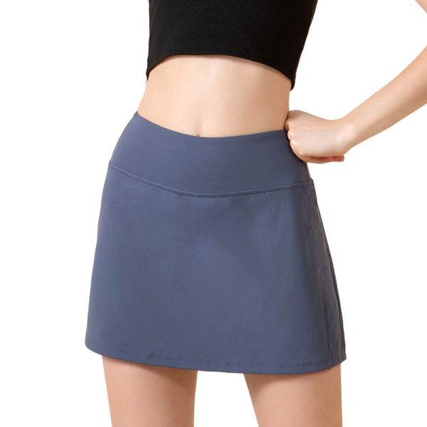 Anti Exposure Sports Skirt Women Yoga Overskirt Running Tennis Skirt - Image 2