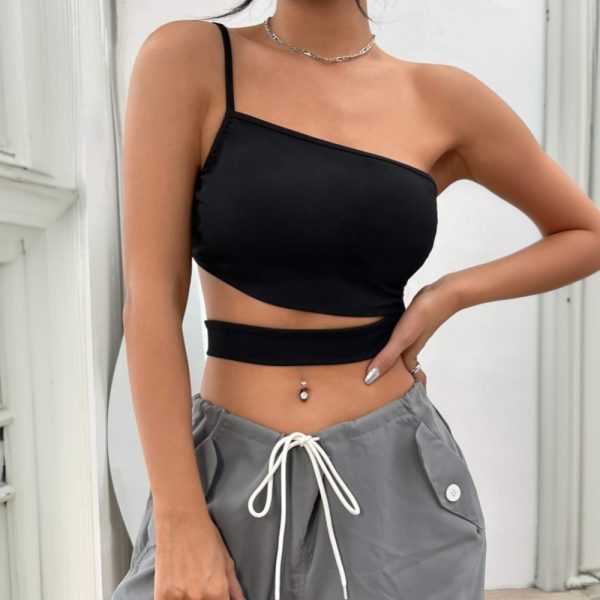 Sexy One-Shoulder T-Shirt - Spring/Summer High Street Top