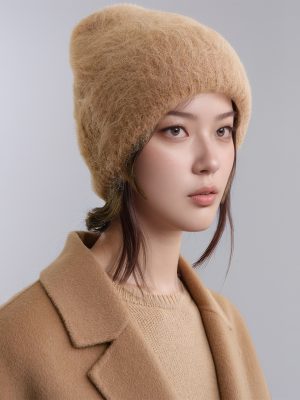 Soft All-Matching Comfortable Wool Knitted Cap for Women