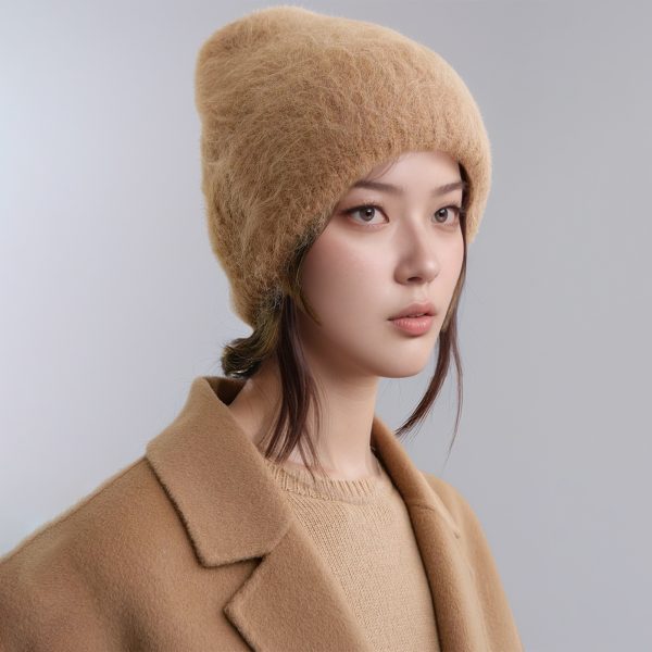 Soft All-Matching Comfortable Wool Knitted Cap for Women