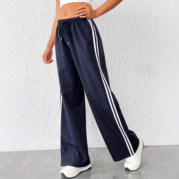 Women’s High Waist Side Stripe Sports Pants