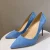 Blue 8cm Heel