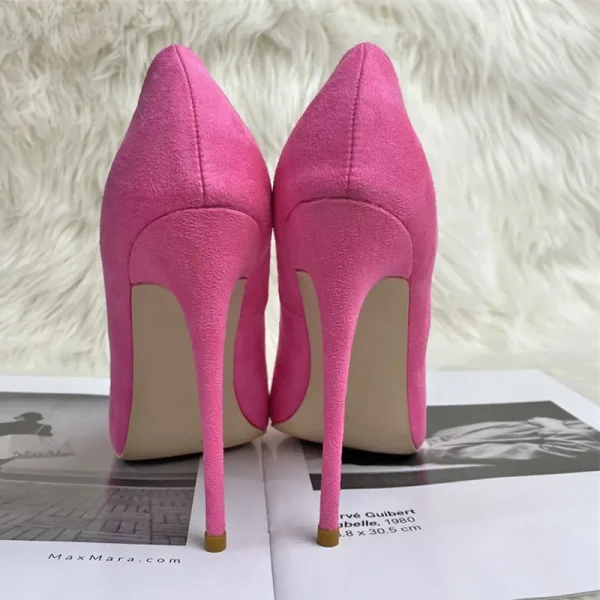 Women Pointy Toe High Heel Shoes Elegant Office Ladies - Image 4