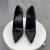 Black 8cm heel