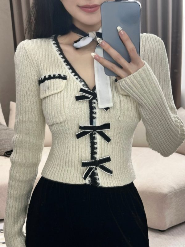 Clothing V-neck Korean Style Fashion Slim Blouse Woman - Image 7