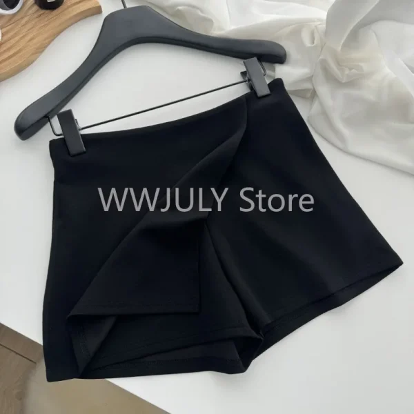 Women's Waist Hot Shorts Short Pants Two Piece Sets Womens Outifits Tops - Image 7