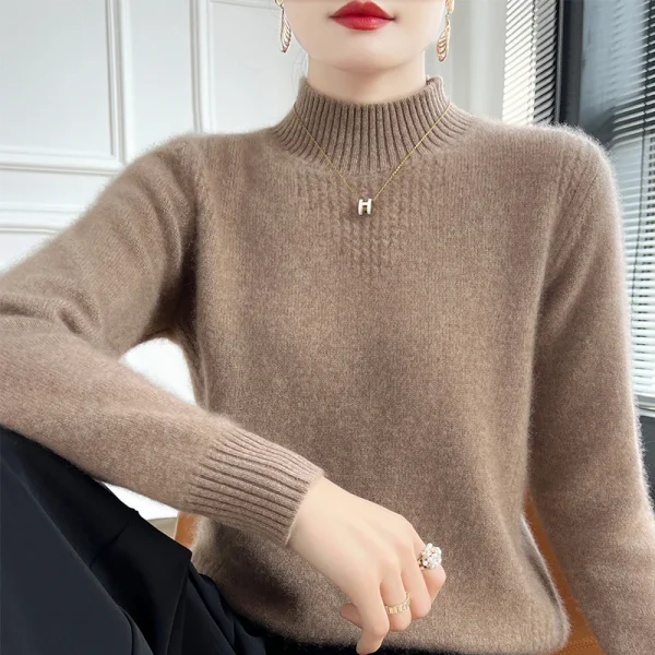 women's sweaters in autumn and winter  merino wool - Image 5