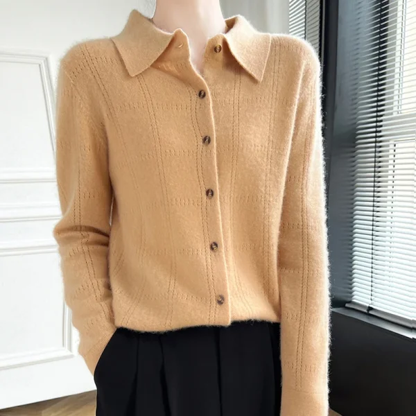 women's sweaters in autumn and winter merino wool - Image 4