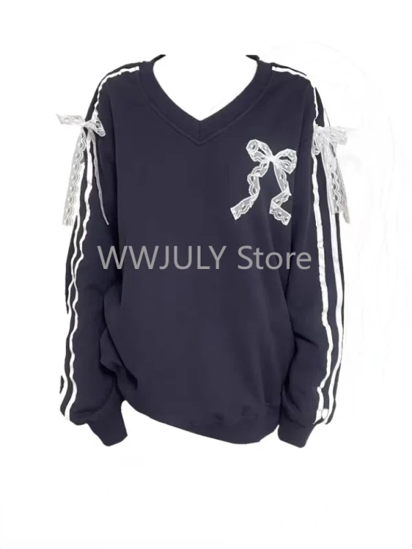 Hoodie Women Casual Korean Fashion Pullover Sweatshirt Tops - Image 5