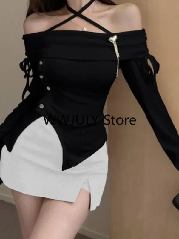 Basic Women Clothing Office Lady Casual Long Sleeve Blouse Outfits - Image 6