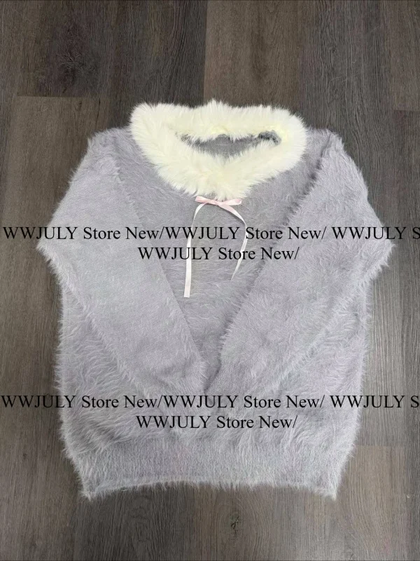 Cute Jumper Sweet Pullovers Women's Clothing 2025 - Image 3