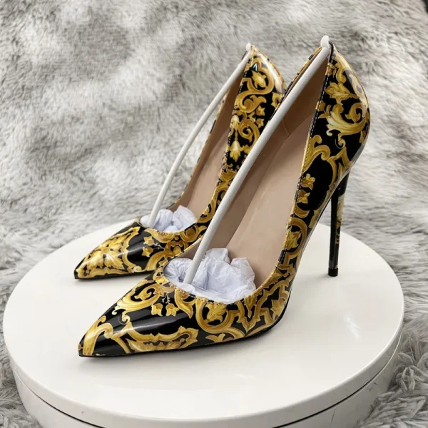 Customized Famous 12cm High Heel Women Pointy Toe - Image 4