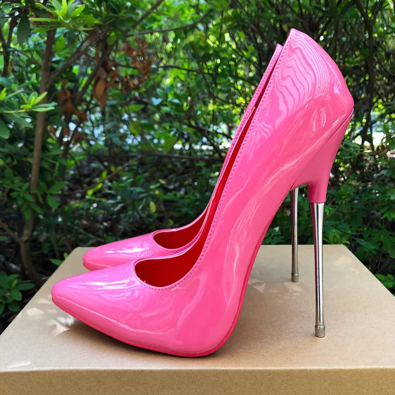 16cm Metal Thin High Heels Women Sexy Stilettos Pumps - Image 7